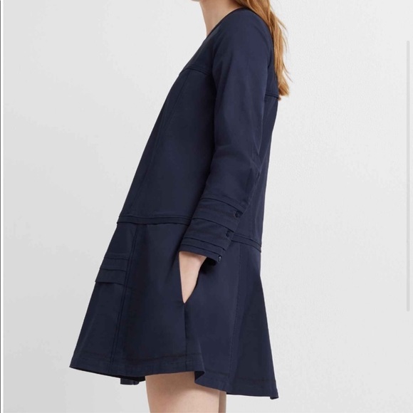 NWT CLUB MONACO LONG SLEEVE MINI SWING DRESS - Picture 4 of 8